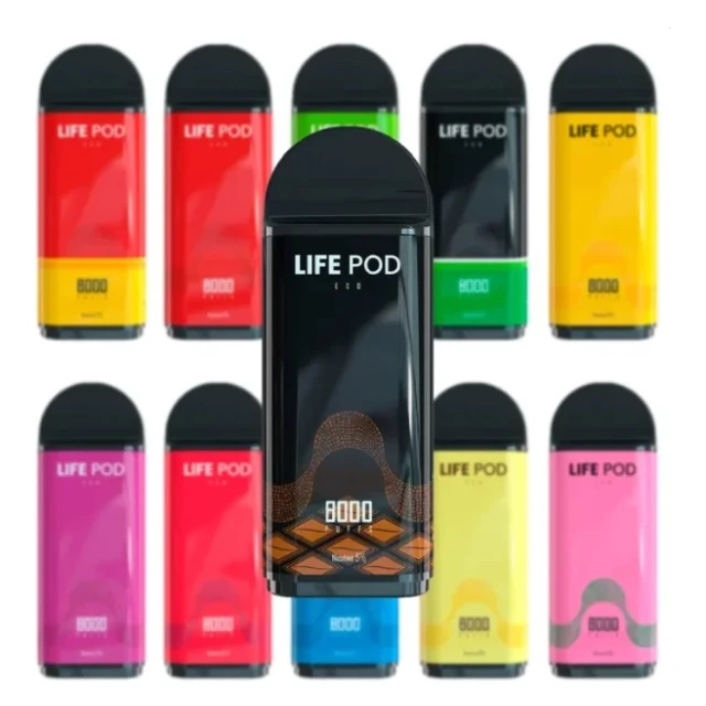 Refil (Cartucho) | Life Pod Eco com 5000 e 8000 puffs