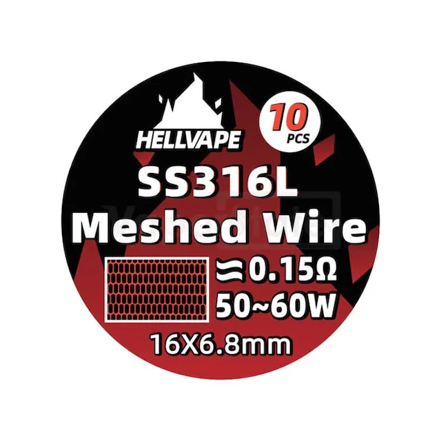 Hellvape | Coil Meshed Wire | 10 unidades Hellvape - 1