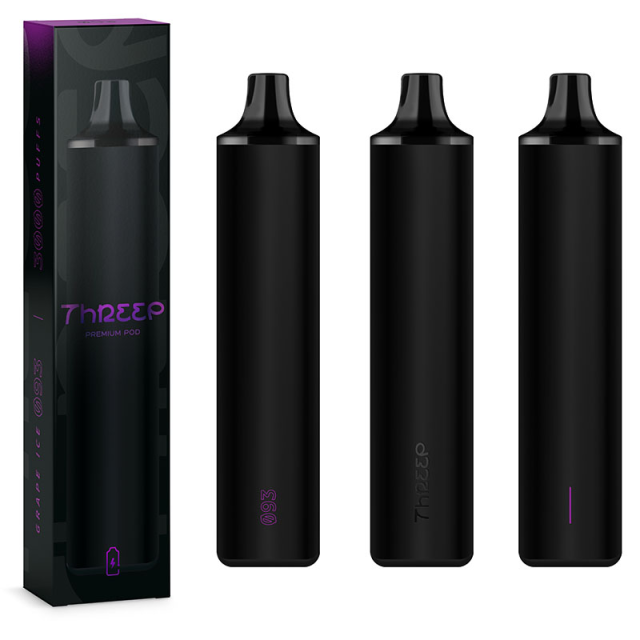 Promoção com 4un | Threep TP40 4000 puffs | Pod Descartável Threep Premium Pod - 3