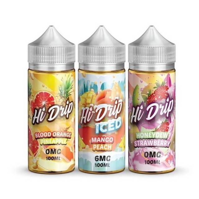 Juice Free Base Hi Drip Iced 100mL | Todos os...