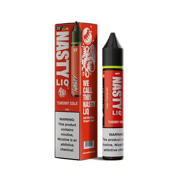 Confira a deliciosa linha de juice nic salt Nasty Liq!