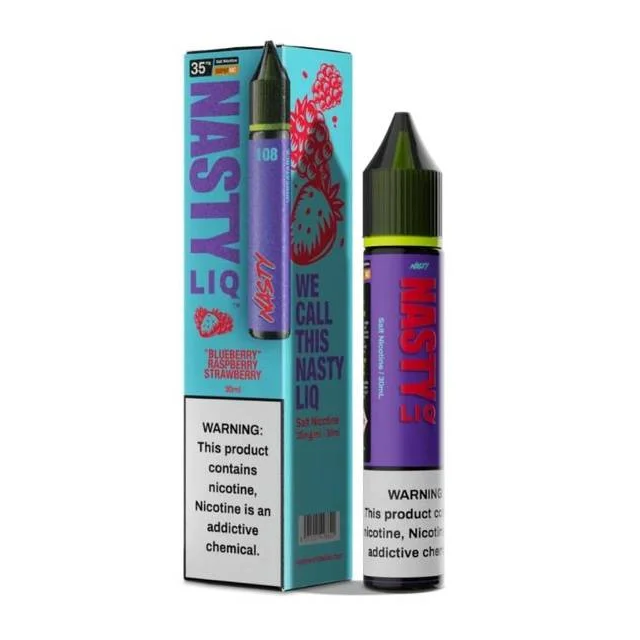 Confira a deliciosa linha de juice nic salt Nasty Liq!