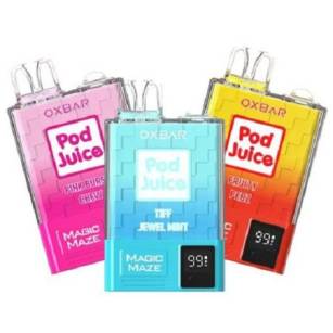 Pod Descartável OXBAR G10000, Pod Juice e Magic Maze Pro