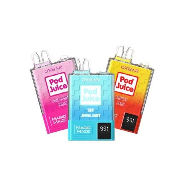Pod Descartável OXBAR G10000, Pod Juice e Magic Maze Pro