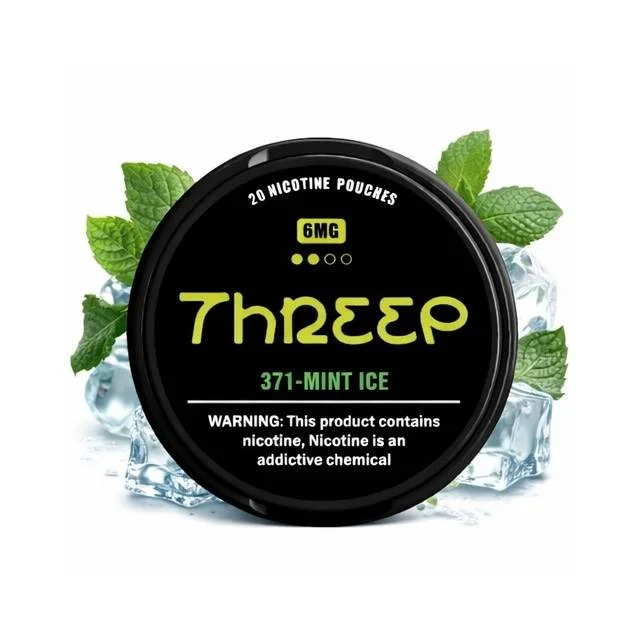 threep mint ice nicotine pouch