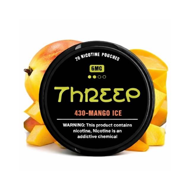 threep nicotine pouches mango ice 6mg