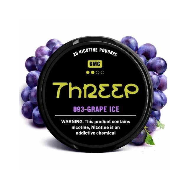 threep grape ice nicotine pouch