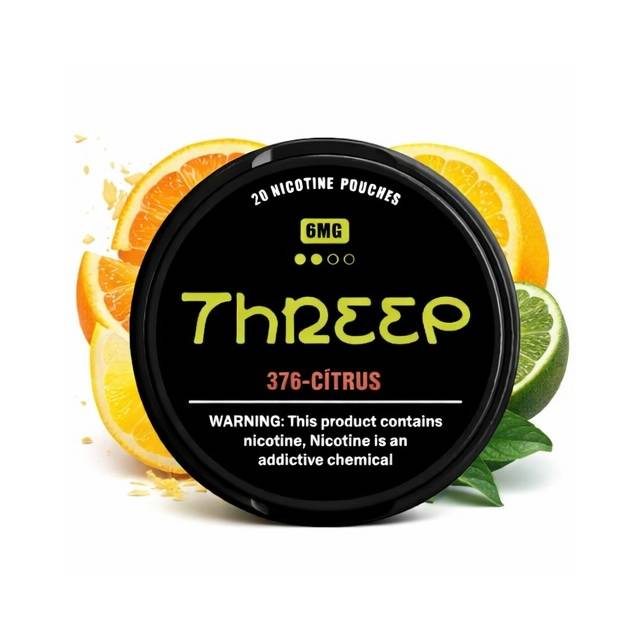 threep citrus nicotine pouches