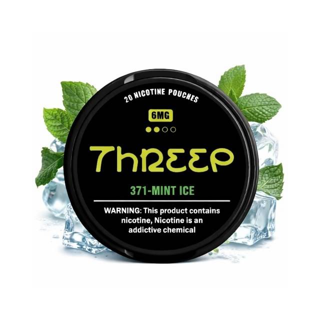 threep mint ice nicotine pouch