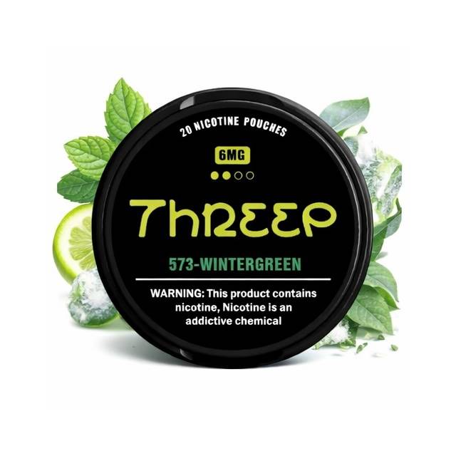 threep wintergreen nicotine pouch
