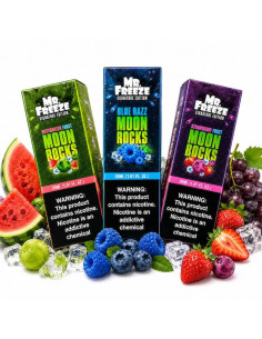 Nic Salt Mr Freeze - Linha Moon Rocks | Todos os Sabores