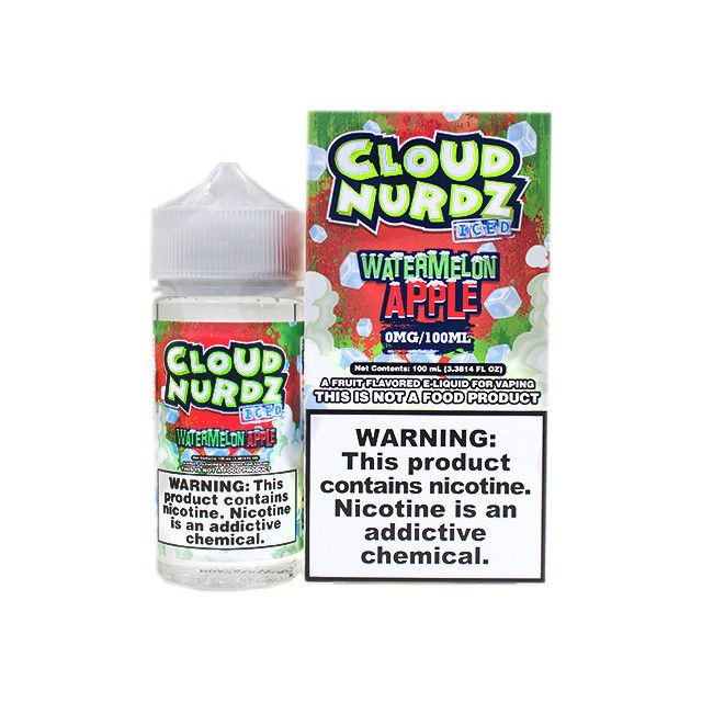 Cloud Nurdz - Watermelon Apple ICED - 100ml - Juice Cloud Nurdz - 2