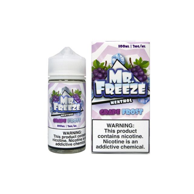 Juice Mr Freeze | Grape Frost 100mL Free Base Mr Freeze E-liquid - 2