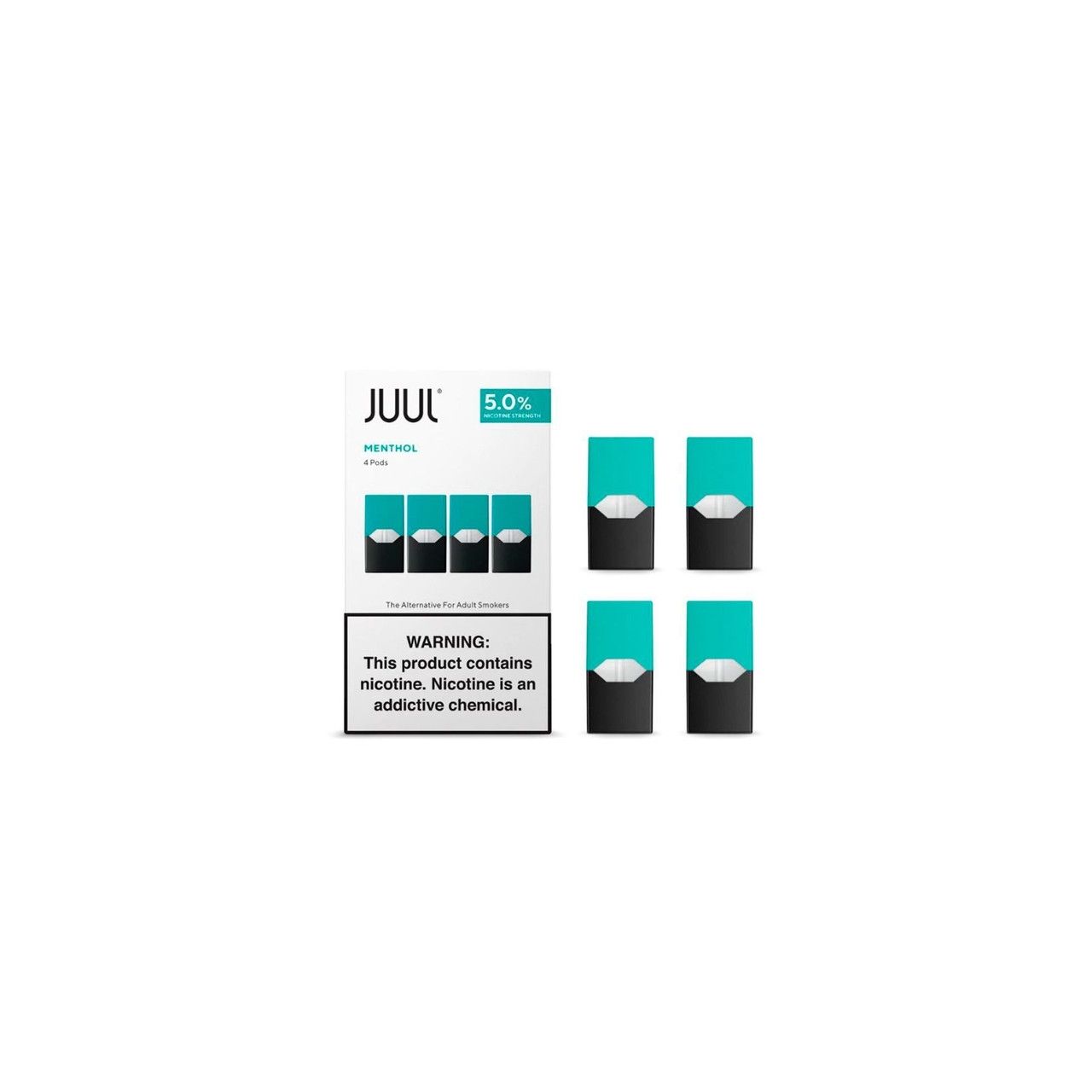 Juul Menthol 3% e 5% | Pod Reposição 4 unidades Juul - 1