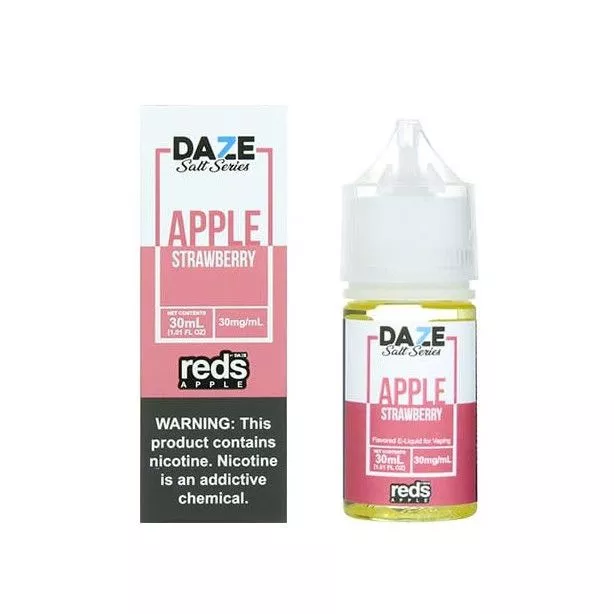 Líquido (Juice) - Nic Salt - 7 Daze - Reds Apple - Strawberry 7 Daze E-Liquid - 1