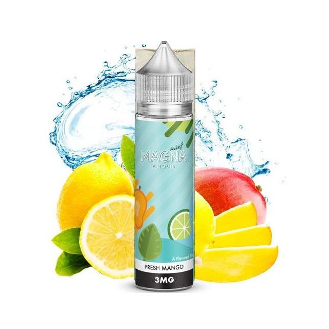 Magna Eliquid | Fresh Mango | Juice Mint Free Base Magna E - liquids - 2