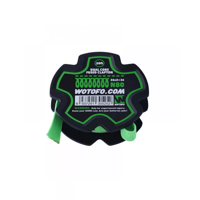 Fio - Wotofo - Fused Clapton - N80 - Resistência - Coil Wotofo - 1