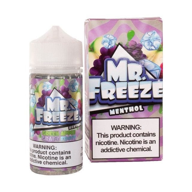 Juice Mr Freeze | Green Apple Grape Frost 100mL Free Base Mr Freeze E-liquid - 2
