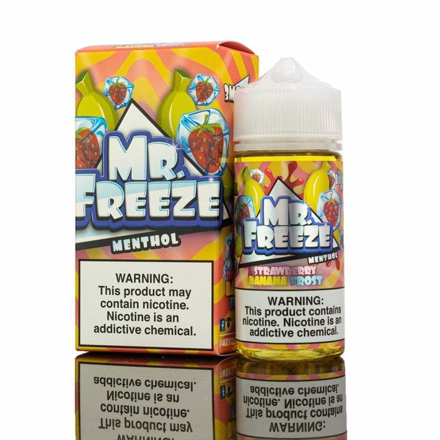 Juice Mr Freeze | Strawberry Banana Frost 100mL Free Base Mr Freeze E-liquid - 2