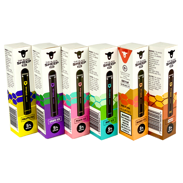 Black Sheep Plus | Pod Descartável c/ 600 puffs Black Sheep Pod - 6