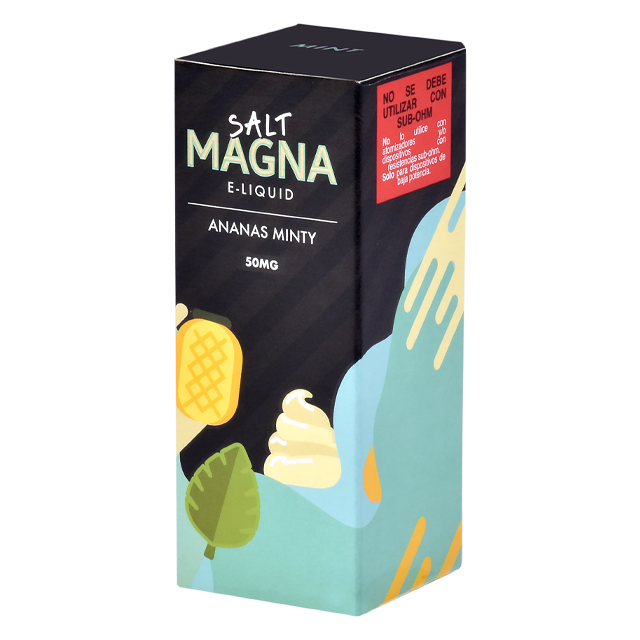 Magna Eliquids | Ananas Minty 30mL | Juice Salt Nic Magna E - liquids - 2
