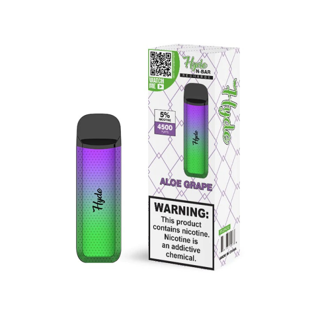 Pod Descartável - Hyde - N Bar - 4500puffs - Recarregável Hyde Pod Descartável - 4
