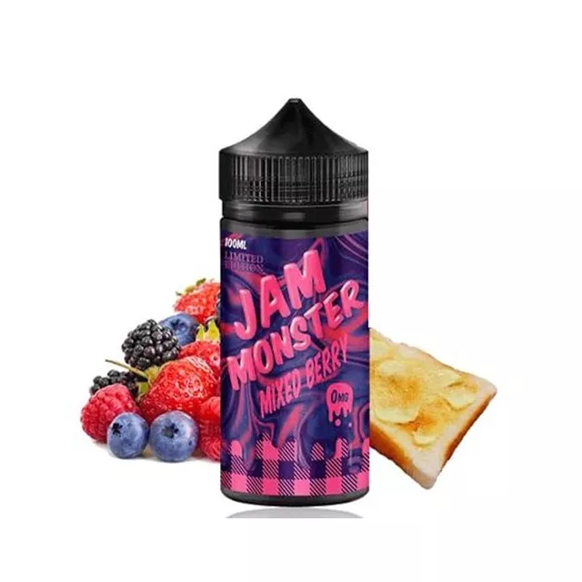 Juice Monster Vape - Jam Monster - Mixed Berry - Líquido Monster Vape Labs - 1