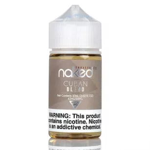 Naked 100 | Cuban Blend 60mL | Juice FreeBase Naked 100 - 1