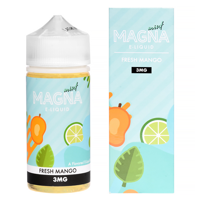 Magna Eliquid | Fresh Mango | Juice Mint Free Base Magna E - liquids - 1