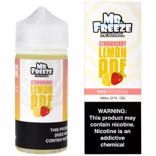Mr Freeze | Strawberry Lemonade 100mL | Juice Free Base Mr Freeze E-liquid - 1