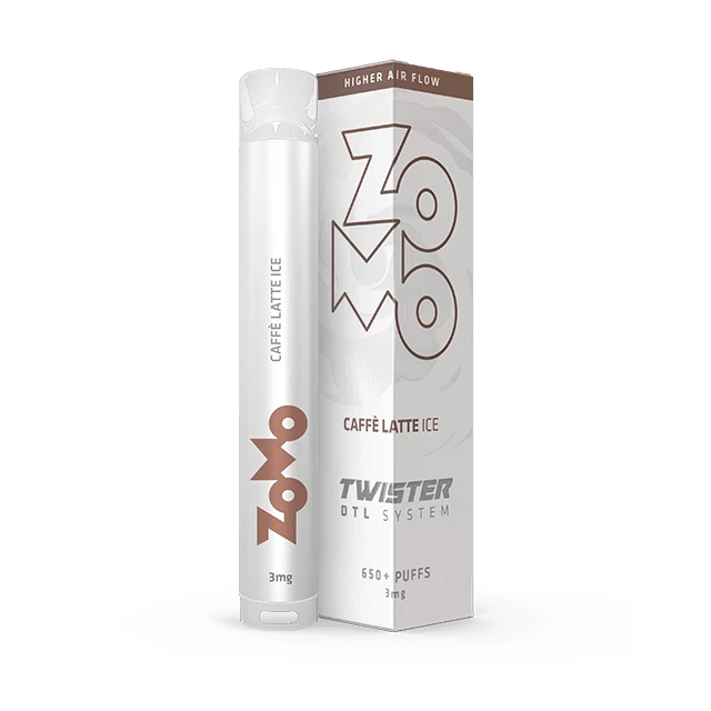 Pod Descartável Zomo | Twister 650 puffs | Free Base Zomo Vape - 4