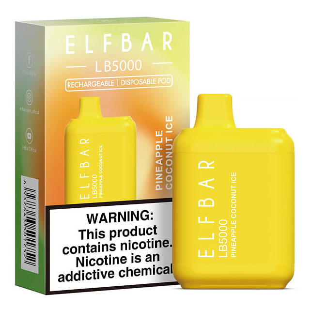 Pod Descartável Elf Bar | LB 5000 puffs | Recarregável Elf Bar Pod - 7