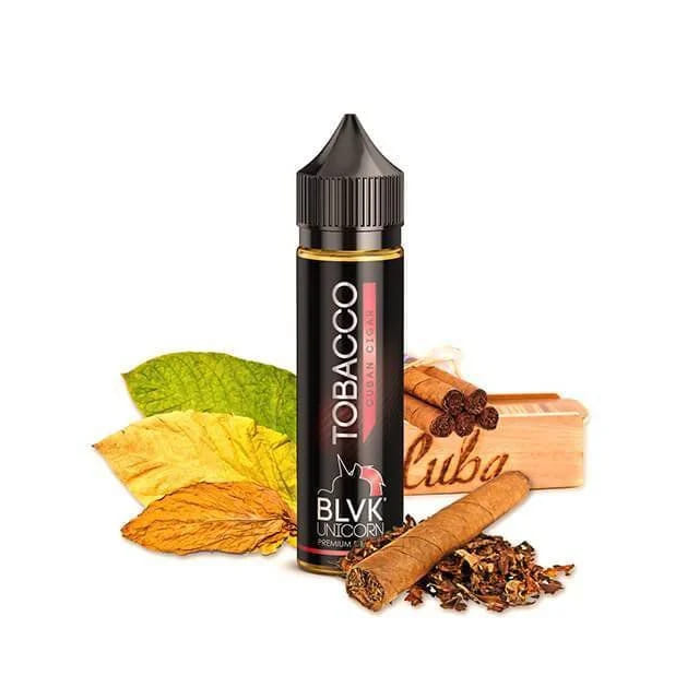 BLVK | Tobacco Cuban Cigar 60mL | Juice Free Base BLVK - 1