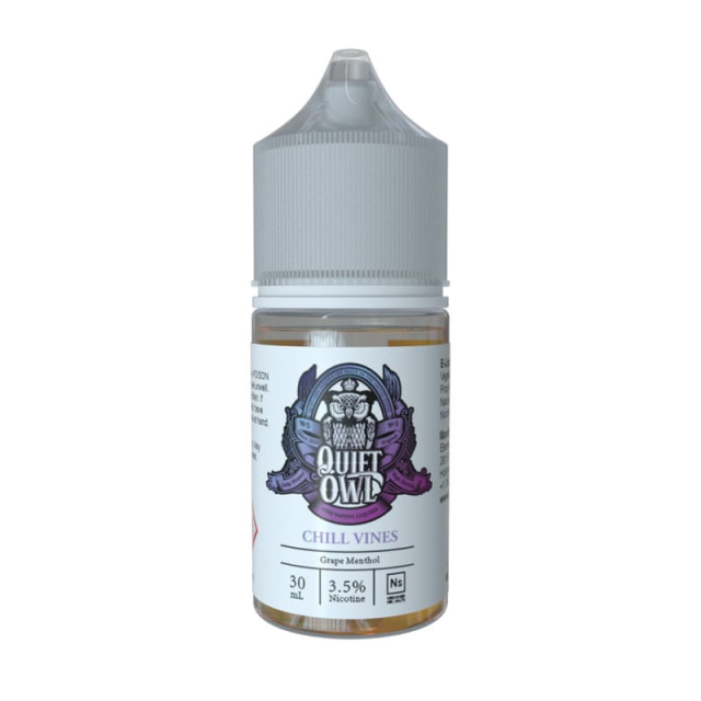 Element | Quit Owl Chill Vines Grape Menthol 30mL | Juice SaltNic Element E-liquids - 1