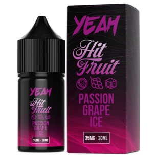 Juice Yeah Salts | Hit Fruit | Passion Grape Ice 30mL Yeah Liquids - 1