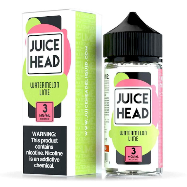 Juice Head E-liquids | Watermelon Lime 100ml Free Base Juice Head E-liquids - 2