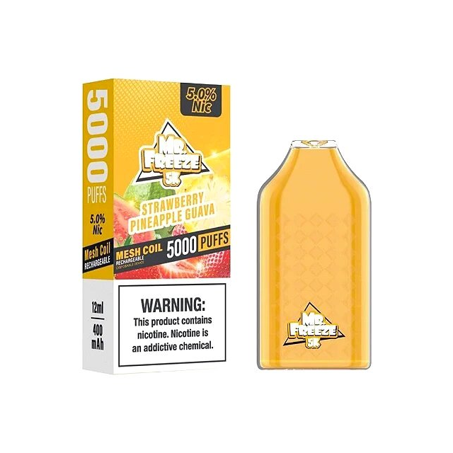 Pod Descartável Mr Freeze 5k 5000 puffs | Todos os Sabores Geek Bar - 8