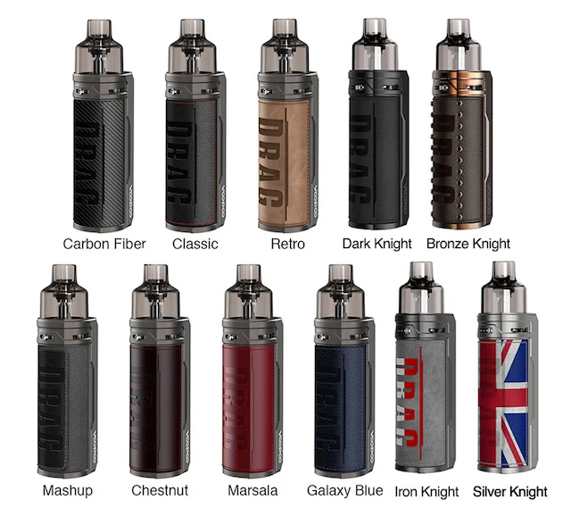Voopoo Drag S Colors Cores